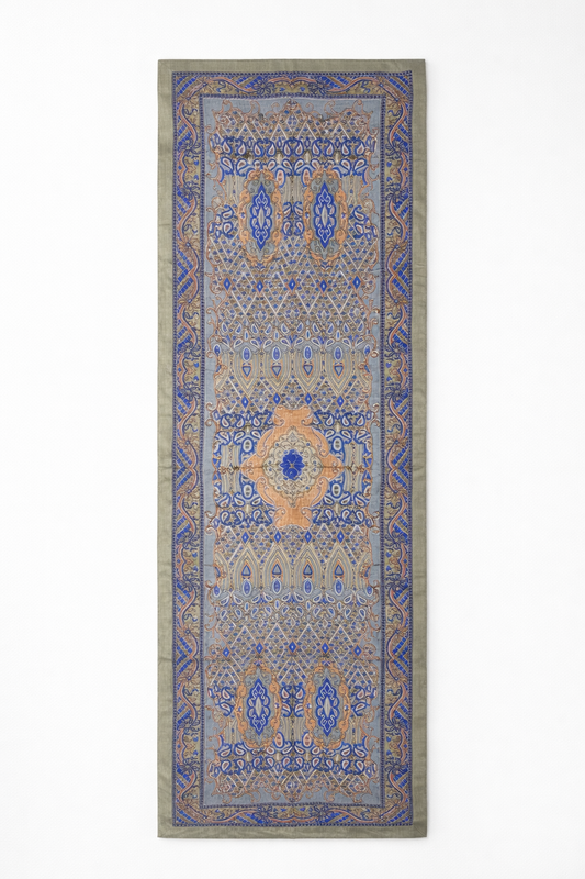 Pañuelo seda natural - verde